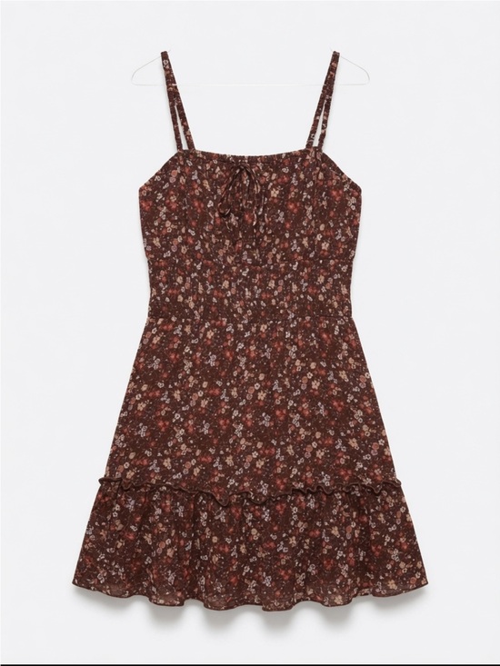 Altar'd State Dresses & Skirts - Altar'd State Brown Floral Midi Dress